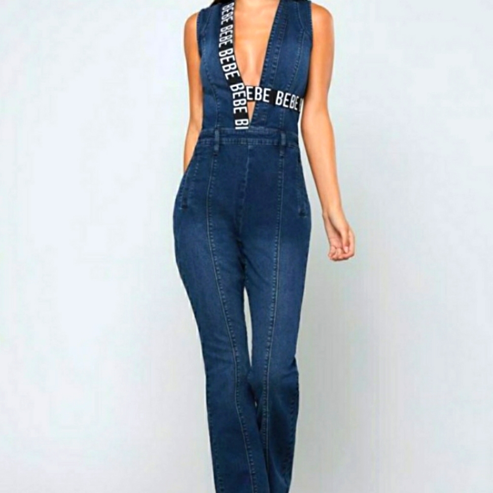 Bebe jeans jumpsuit
